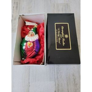 Radko 1997 a caring clown blown glass ornament AIDS awareness